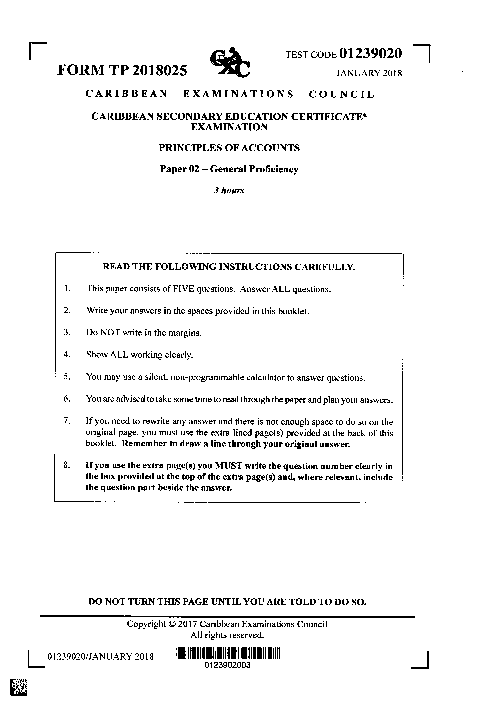 POA January 2018 Paper 2