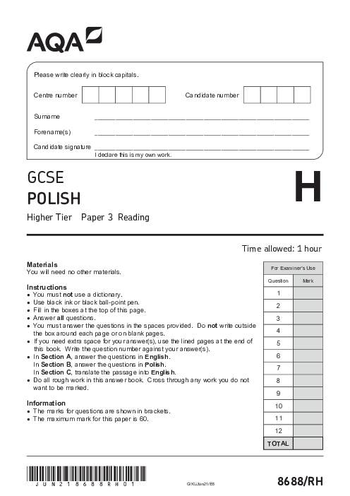 Polish 8688/RH June 2021