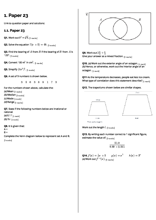 Psat Paper Lesson
