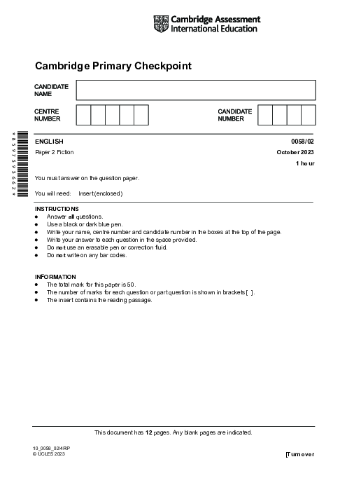 ENGLISH 0058,02 October 2023