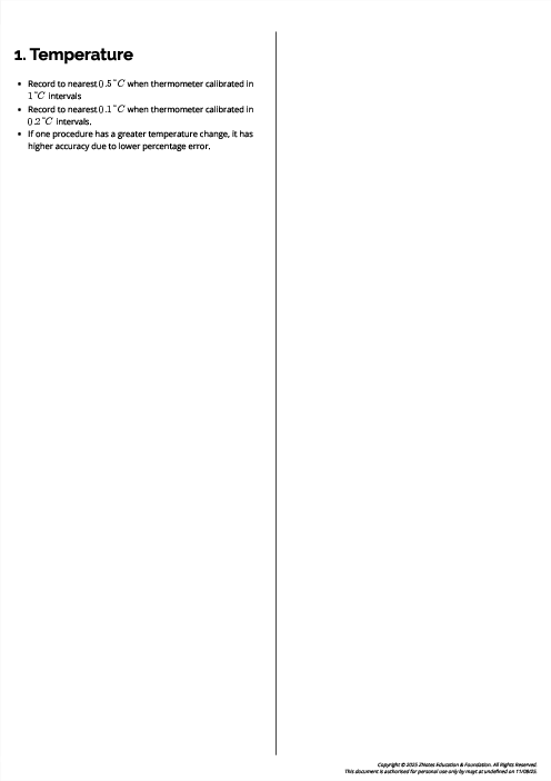 Chemistry (9701) Temperature Revision Note