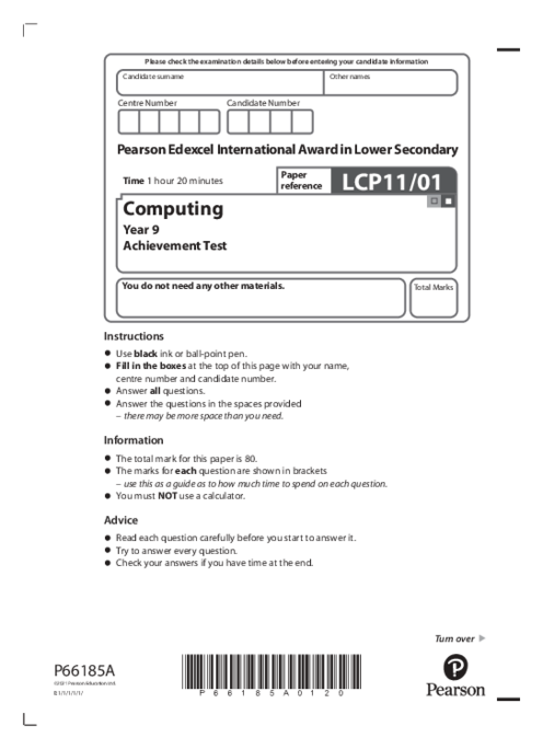 Computing LCP11,01 October 2021