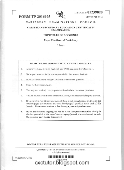 POA June 2016 Paper 2