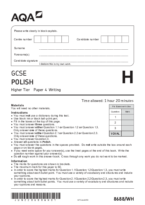 Polish 8688/WH June 2022