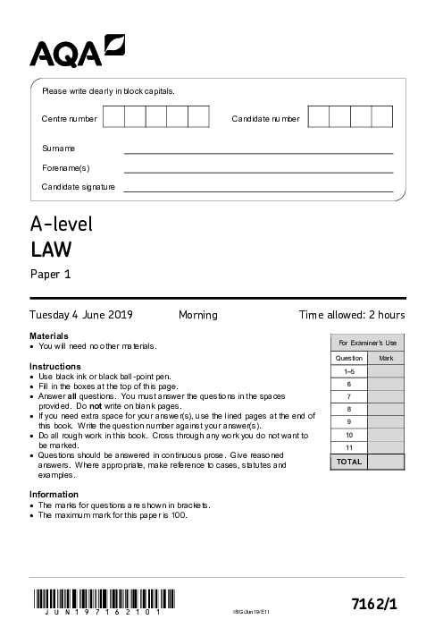 Law 7162/1 June 2019