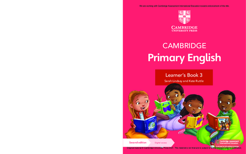 English Learner′s Book 3 , Primary Checkpoint | Free PDF