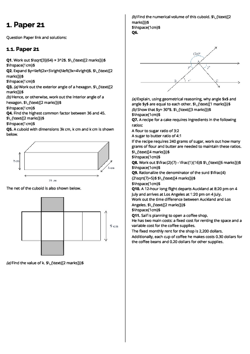 Psat Paper Lesson