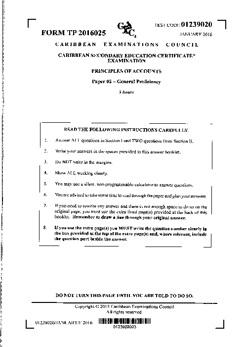 POA January 2016 Paper 2