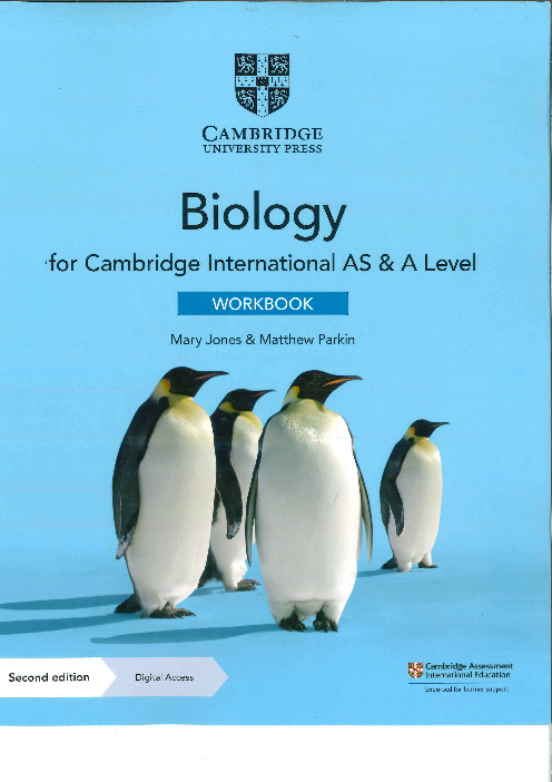 Biology 9700 Workbook , As - A Level | Free PDF