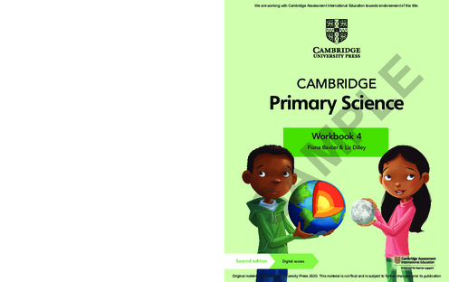 Science Workbook 4 , Primary Checkpoint | Free PDF