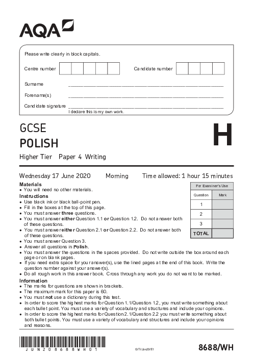 Polish 8688/WH June 2020