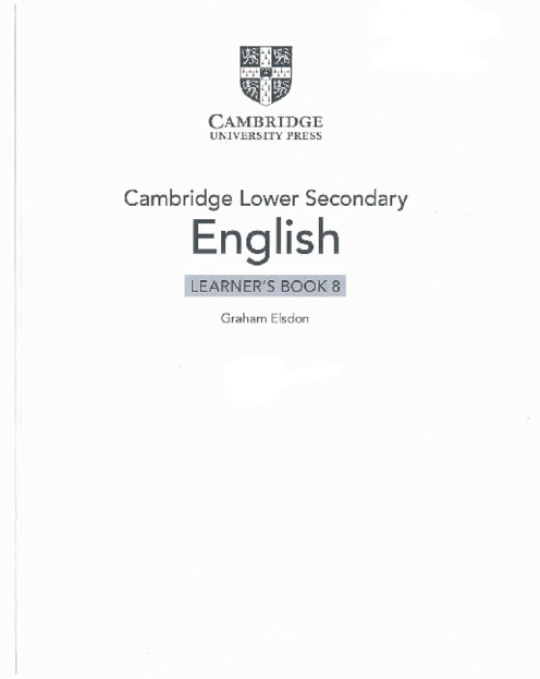 English Learner′s Book 8 , Lower Secondary Checkpoint | Free PDF