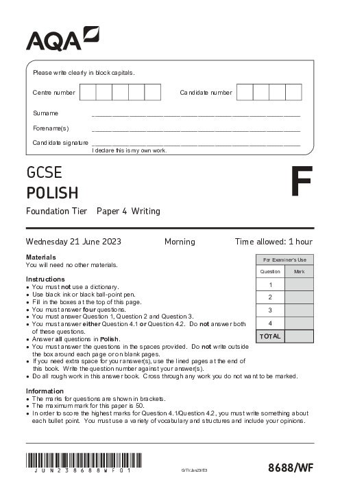 Polish 8688/WF June 2023