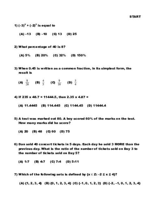 Mathematics June 2023 Paper 1