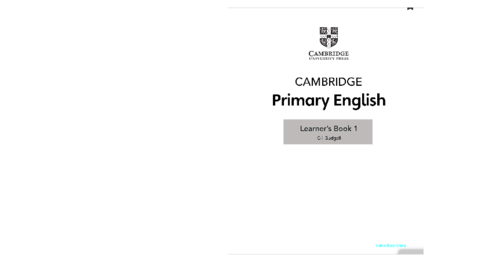 English year 1 Learner′s Book | Free PDF