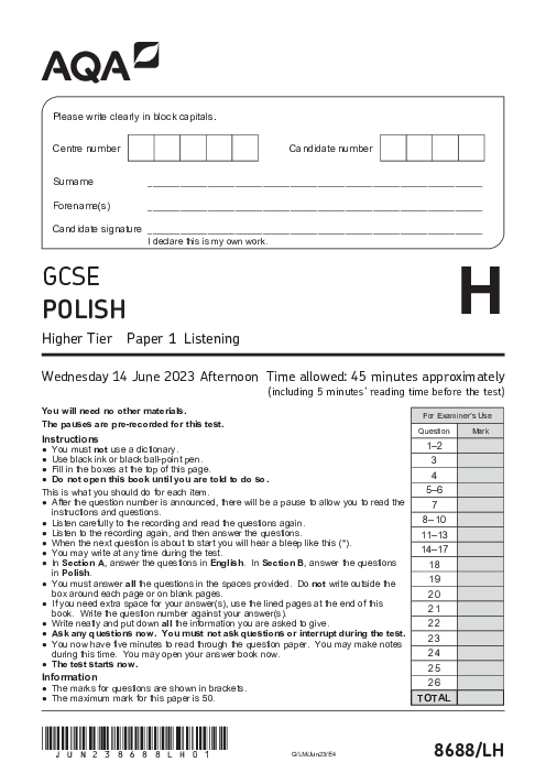 Polish 8688/LH June 2023
