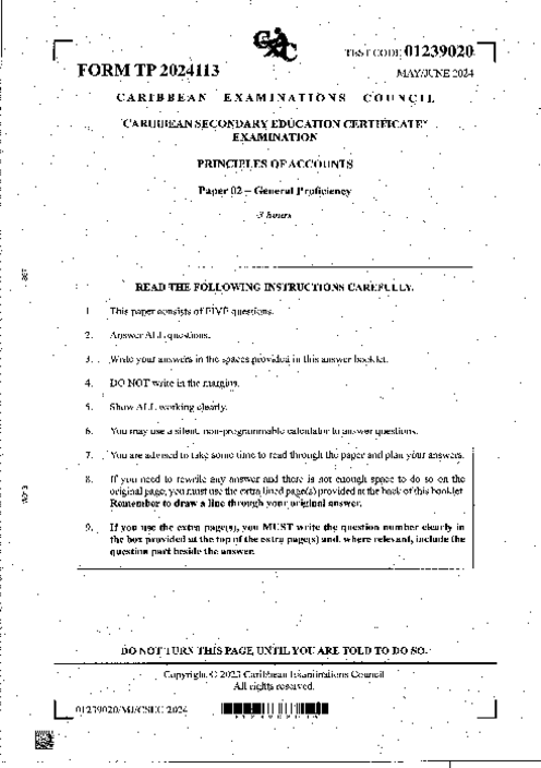 POA June 2024 Paper 2