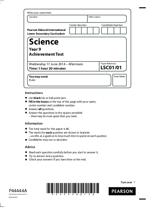 Science LSC01,01 June 2014