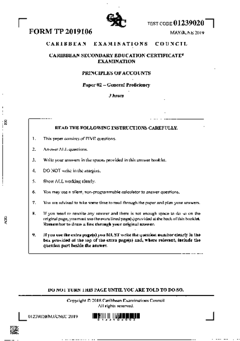 POA June 2019 Paper 2