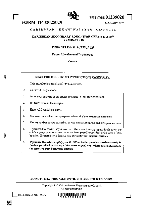 POA January 2025 Paper 2
