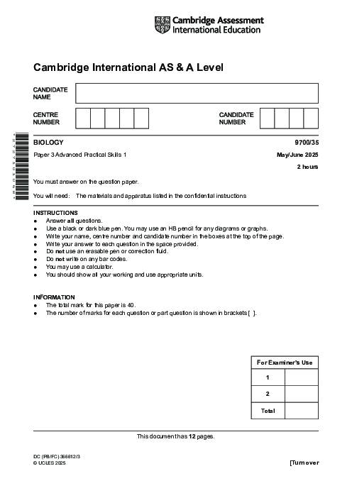 Biology 9700,35 May Jun 2025