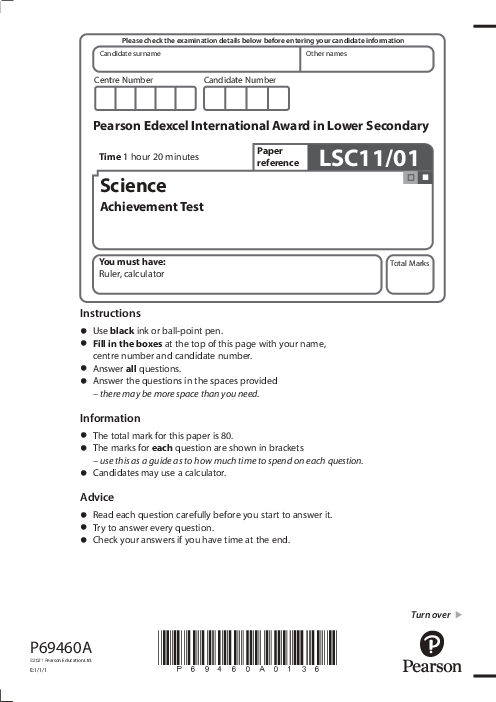 Science LSC11,01 October 2021