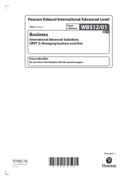 Business  WBS12/01 January  2022