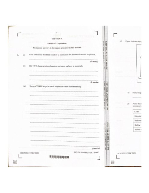 Biology June 2022 Paper 2