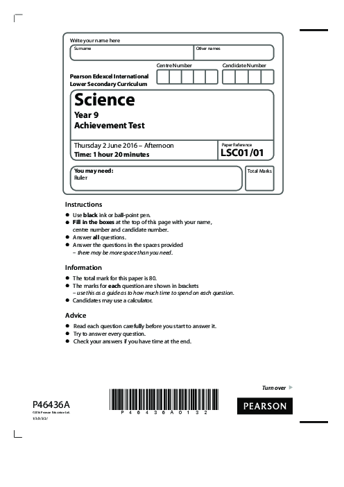 Science LSC01,01 June 2016