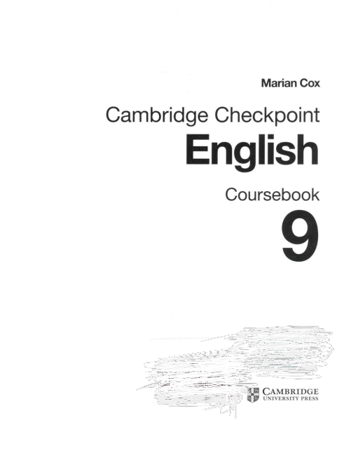 Cambridge Checkpoint English Coursebook 9