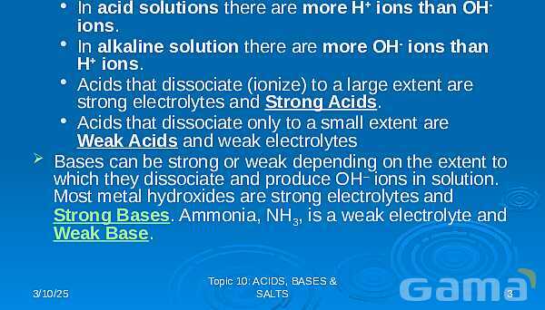 Free PowerPoint on Acids, Bases & Salts | Chemistry Fundamentals & pH Concepts- پیش نمایش