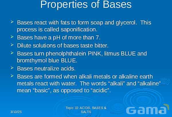 Free PowerPoint on Acids, Bases & Salts | Chemistry Fundamentals & pH Concepts- پیش نمایش