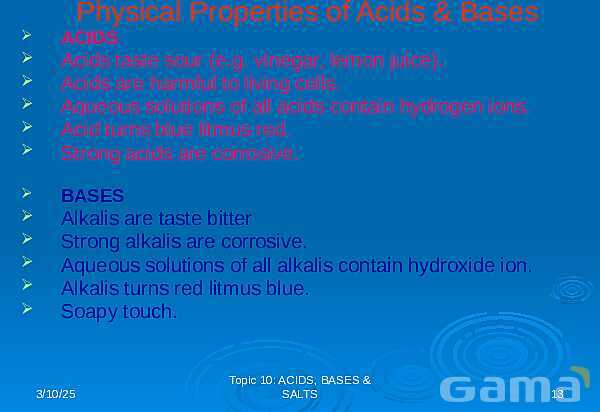 Free PowerPoint on Acids, Bases & Salts | Chemistry Fundamentals & pH Concepts- پیش نمایش