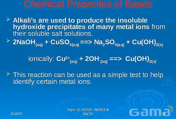 Free PowerPoint on Acids, Bases & Salts | Chemistry Fundamentals & pH Concepts- پیش نمایش