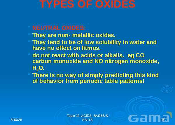 Free PowerPoint on Acids, Bases & Salts | Chemistry Fundamentals & pH Concepts- پیش نمایش