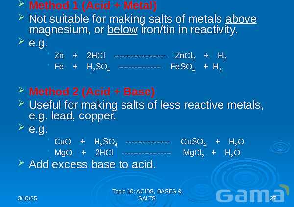 Free PowerPoint on Acids, Bases & Salts | Chemistry Fundamentals & pH Concepts- پیش نمایش