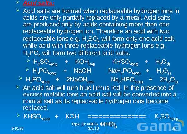 Free PowerPoint on Acids, Bases & Salts | Chemistry Fundamentals & pH Concepts- پیش نمایش