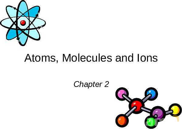 Free PowerPoint on Atoms, Molecules & Ions | Atomic Theory, Chemical Formulas & Nomenclature- پیش نمایش