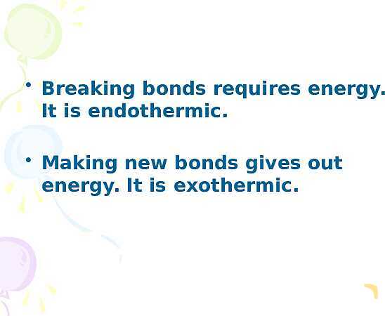 Free PowerPoint on Chemical Reactions | Energy Changes, Bonds & Reaction Types- پیش نمایش