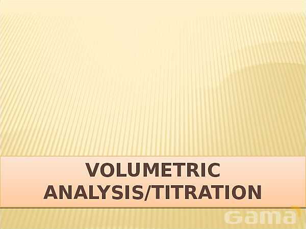 Free PowerPoint on Volumetric Analysis & Titration | Molarity, Dilution & Acid-Base Reactions- پیش نمایش