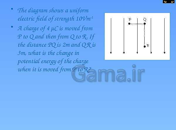 A Level Physics PowerPoint Presentation | Electric Field Questions- پیش نمایش