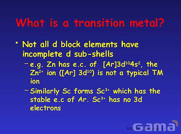 The d-Block Elements | Free Chemistry PowerPoint- پیش نمایش