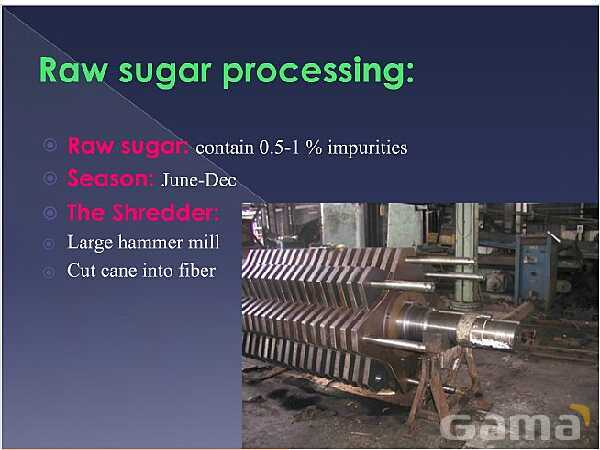 Sugar Refining Process | Free Chemistry PowerPoint- پیش نمایش