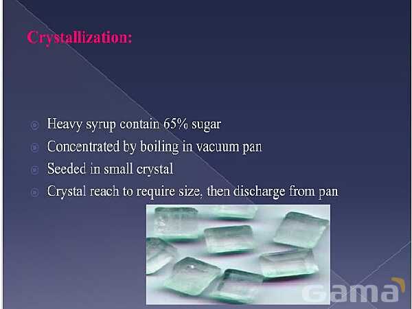 Sugar Refining Process | Free Chemistry PowerPoint- پیش نمایش