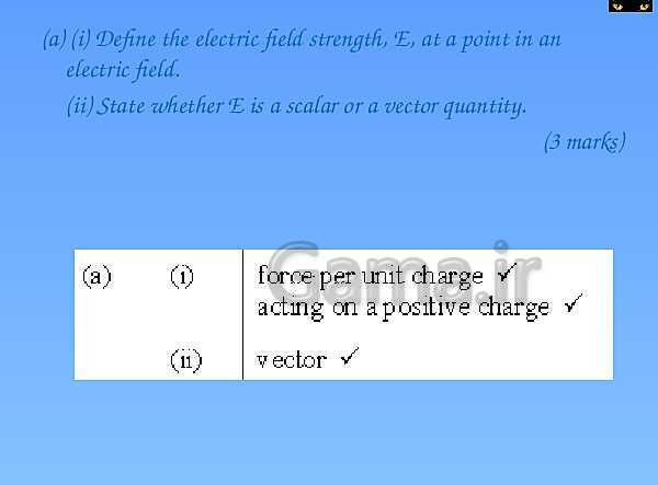 A Level Physics PowerPoint Presentation | electric field- پیش نمایش