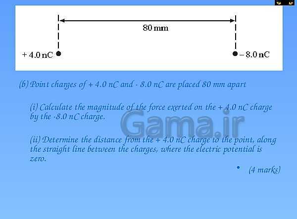 A Level Physics PowerPoint Presentation | electric field- پیش نمایش