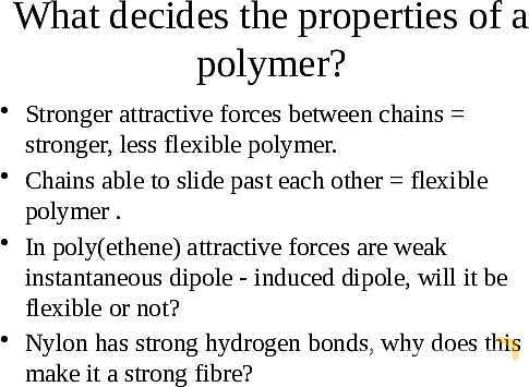 Polymers Structure, Properties, and Polymerization | Free Chemistry PowerPoint- پیش نمایش