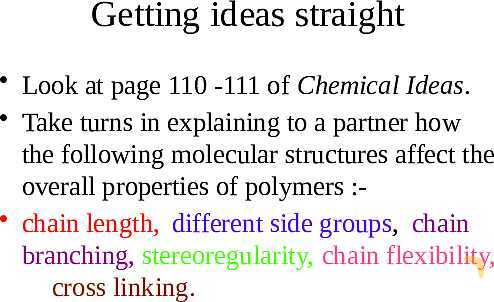 Polymers Structure, Properties, and Polymerization | Free Chemistry PowerPoint- پیش نمایش