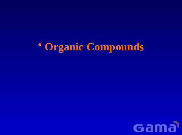 Organic Chemistry | Free Chemistry PowerPoint- پیش نمایش