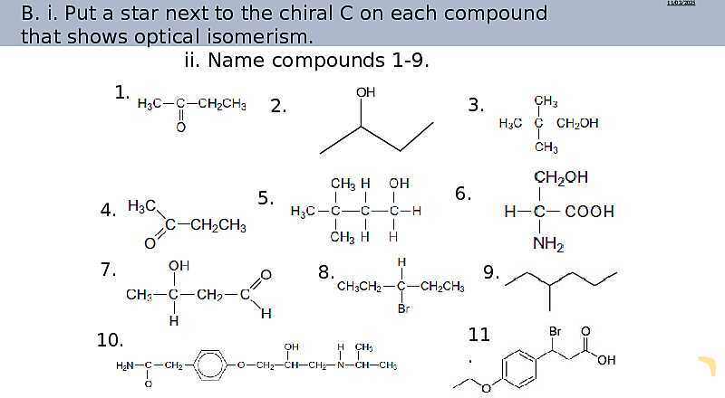 Optical Isomers | Free Chemistry PowerPoint- پیش نمایش